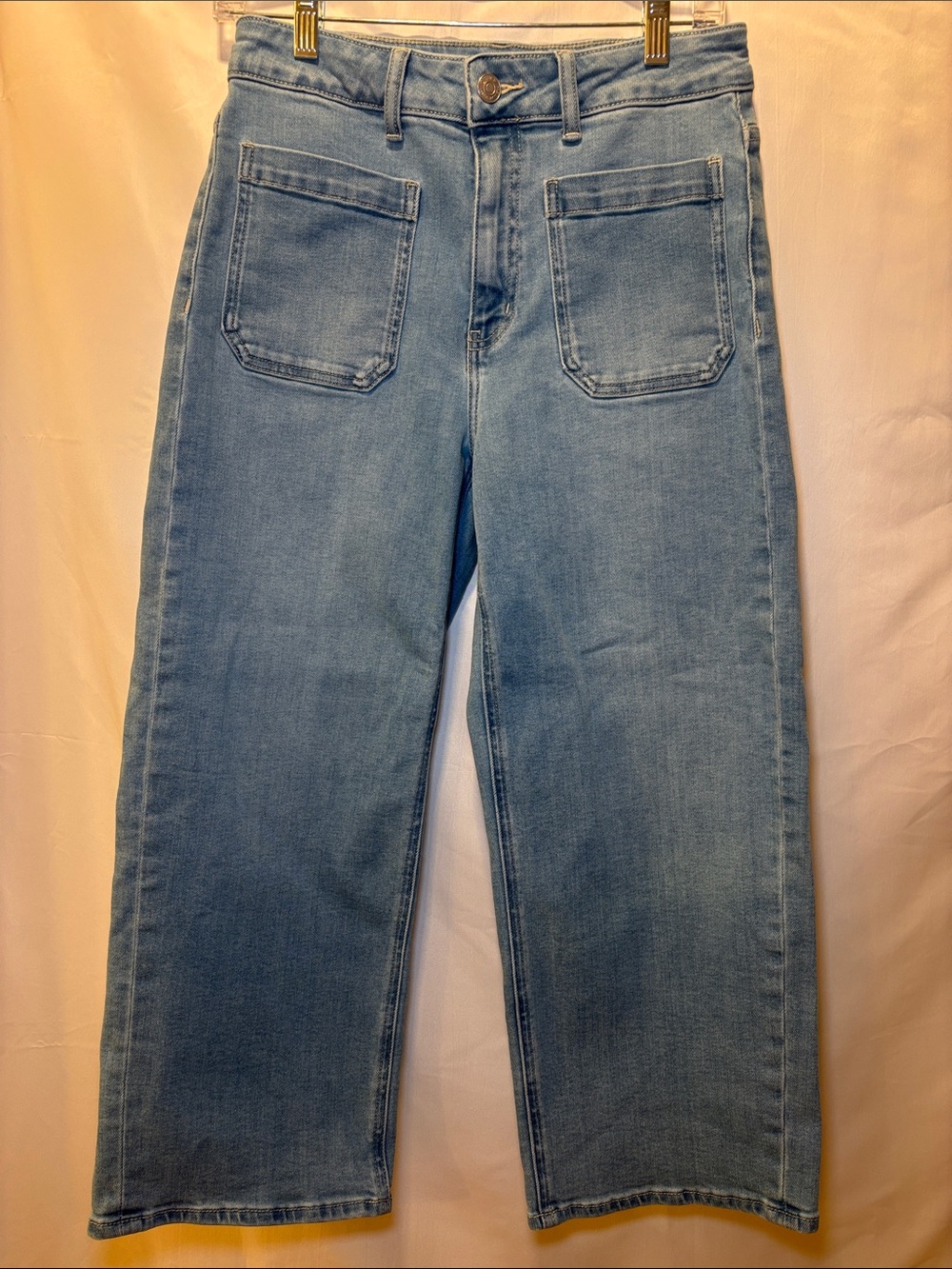 Quince Light Blue Women's Ankle Cropped Jeans